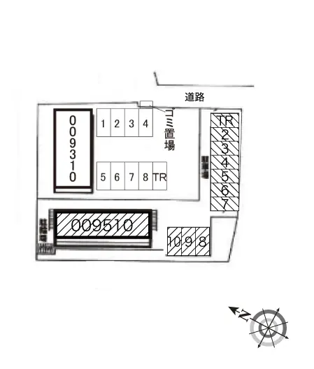 ★手数料０円★和泉市池田下町　月極駐車場（LP）